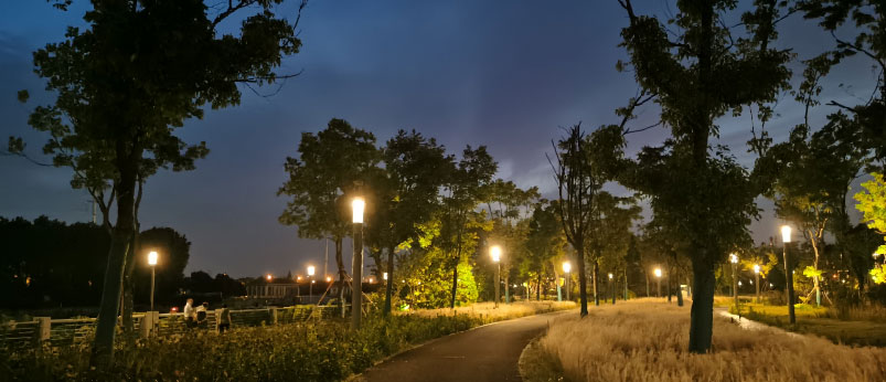 皇糧浜公園道路照明工程 皇糧浜公園道路照明工程